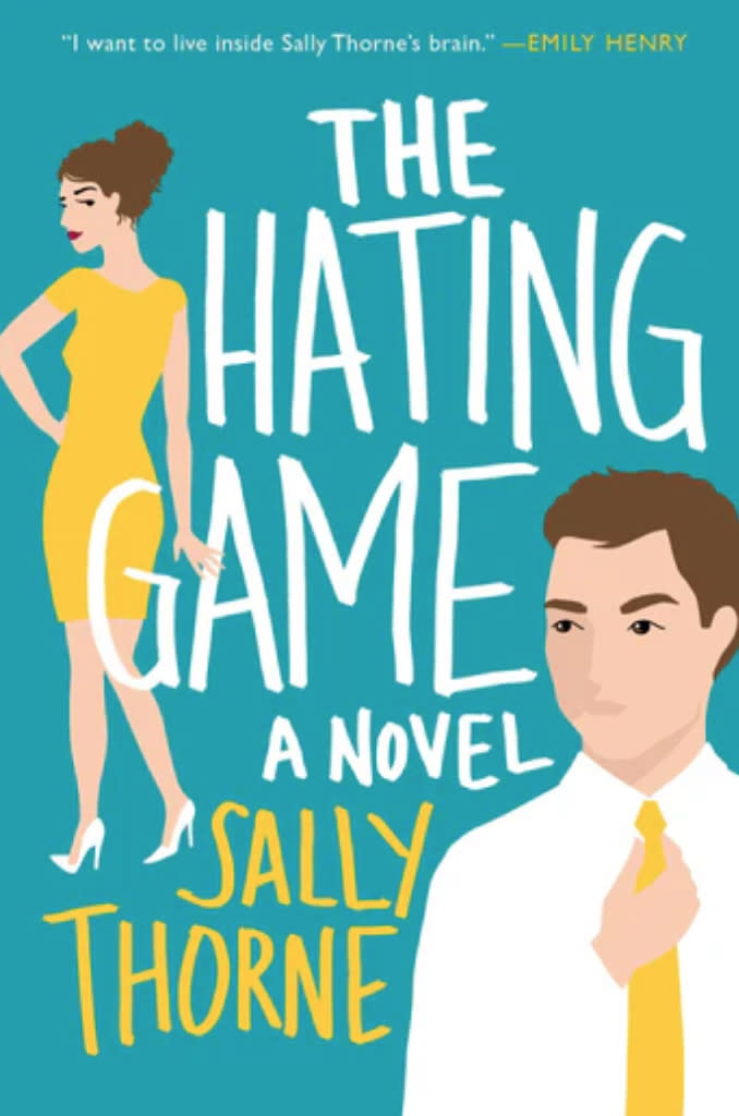 Book cover for "The Hating Game" by Sally Thorne