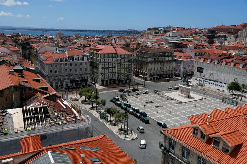 FILE PHOTO: Tourism amid COVID-19 pandemic, in Lisbon