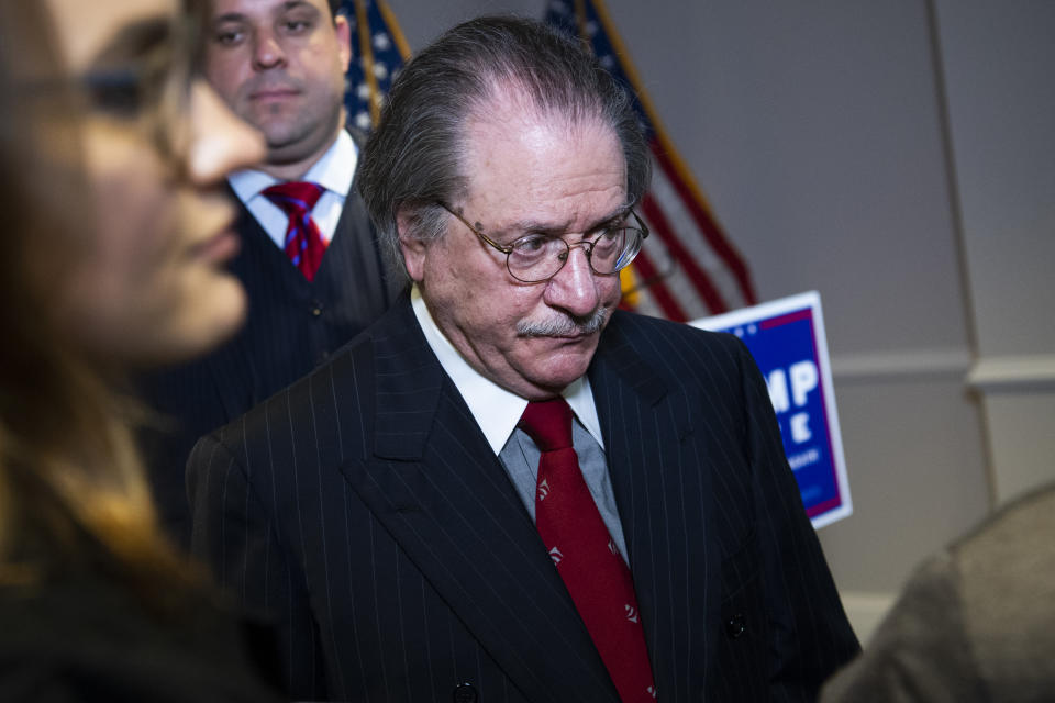 Joe diGenova, attorney for President Donald Trump, has been slammed for his violent comments. Source: Getty