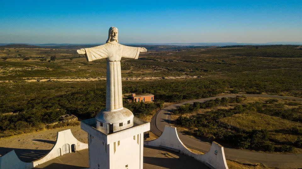 Cristo Rei in Lubango towers over a landscape that most tourists have yet to discover. - Eric Lafforgue/Art In All Of Us/Corbis/Getty Images