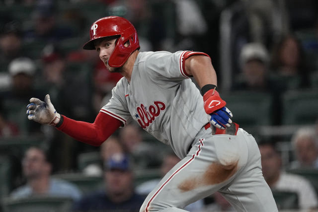 Schwarber hits 483-foot homer, 4 other Phillies go deep in 7-1 win over  Braves - The San Diego Union-Tribune