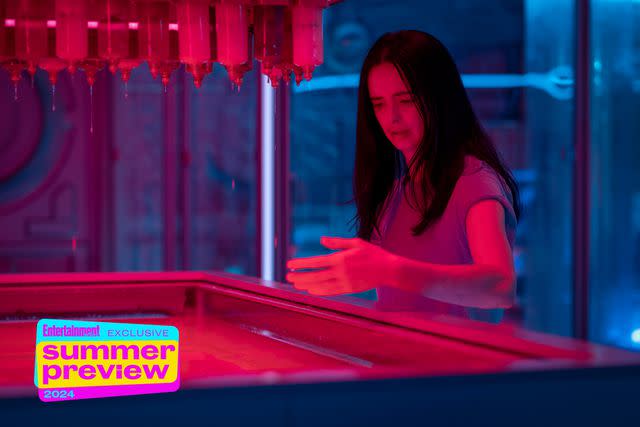 <p>Sophie Giraud/AMC</p> Krysten Ritter stars in 'Orphan Black: Echoes' as Lucy