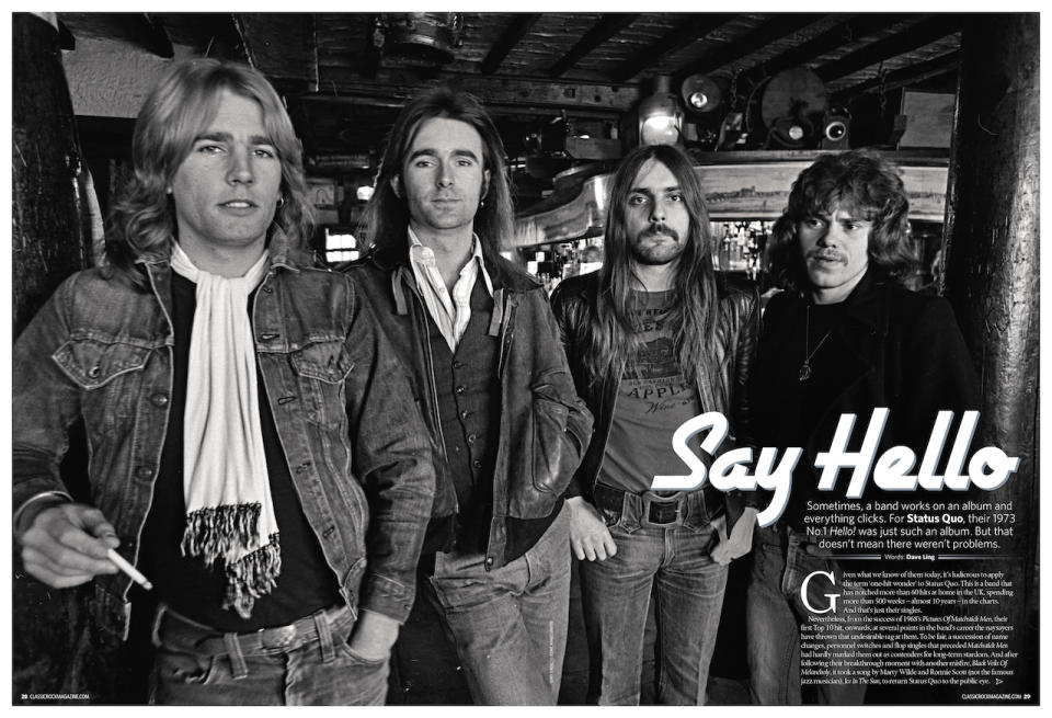 Status Quo in Classic Rock magazine