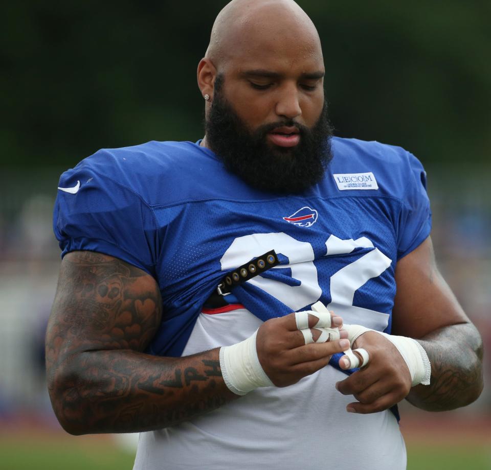 DaQuan Jones is one of three free agent defensive tackles the Bills signed in the offseason.