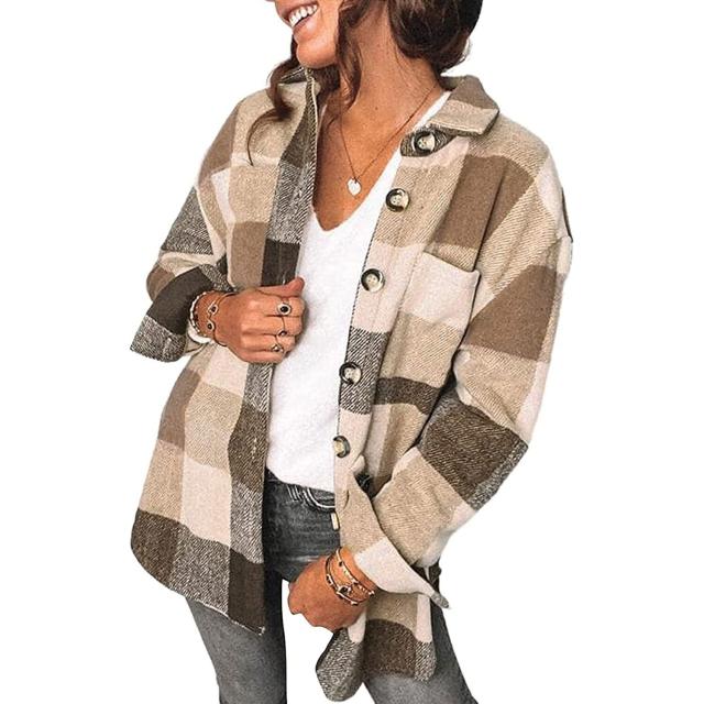 This Plaid Shacket on  Is About to Become a Staple in Your Fall  Wardrobe - Yahoo Sports