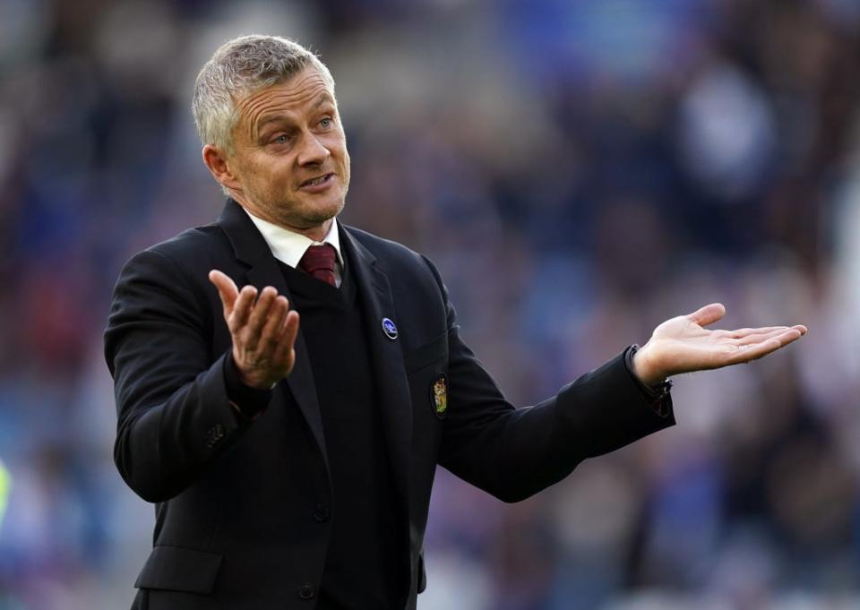 Ole Gunnar Solskjaer is under pressure following United’s defeat at Leicester (Mike Egerton/PA) (PA Wire)