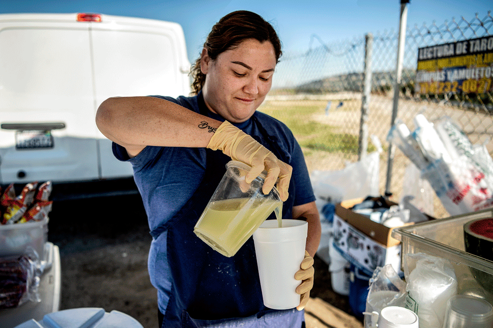 Evelyn Flores pours some Tejuino at her family's roadside location, Tequileros Tejuino and Snack Bar, on Rosemead Blvd; The Chido Wey! cocktail from Madre; The scene and vibe around Jose Reyes, 60, as he sells Pulque from his truck.