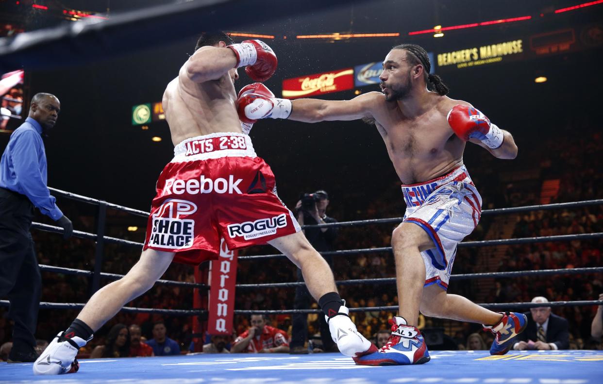 Keith Thurman. (AP Photo/Eric Jamison)