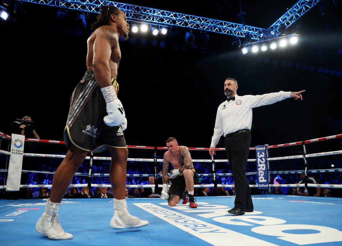 Yarde ran through Marko Nikolic in three rounds (Getty Images)