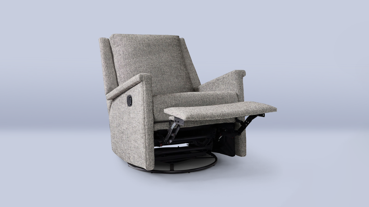 grey reclining chair