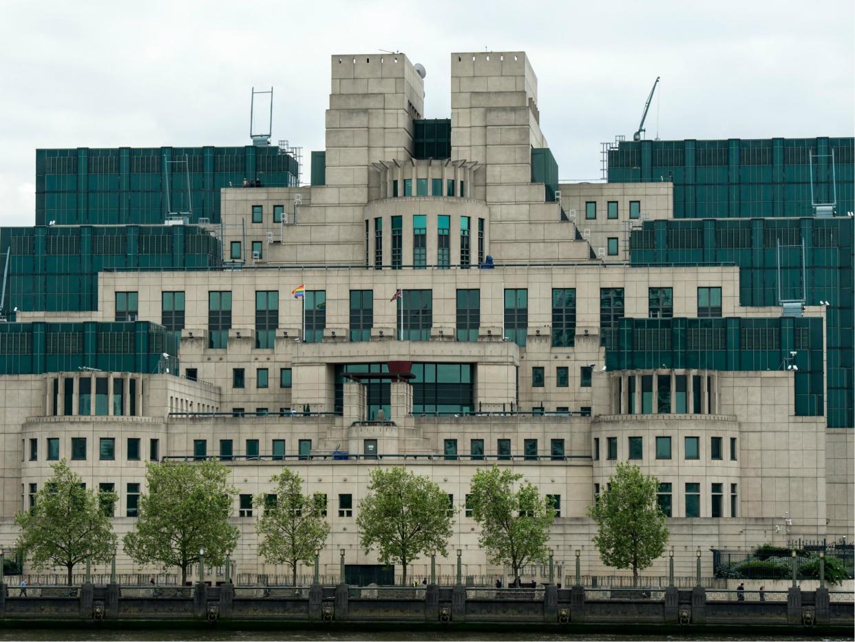 MI6 building in London. Christopher Steele, a former MI6 spy stationed in Moscow, authored the now infamous dossier regarding Donald Trump and Russia: Chris Ratcliffe/Getty Images