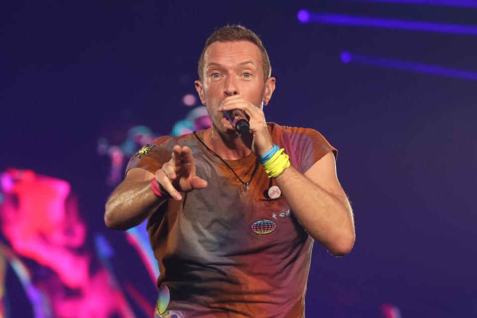 Coldplay’s Chris Martin (PA Wire)
