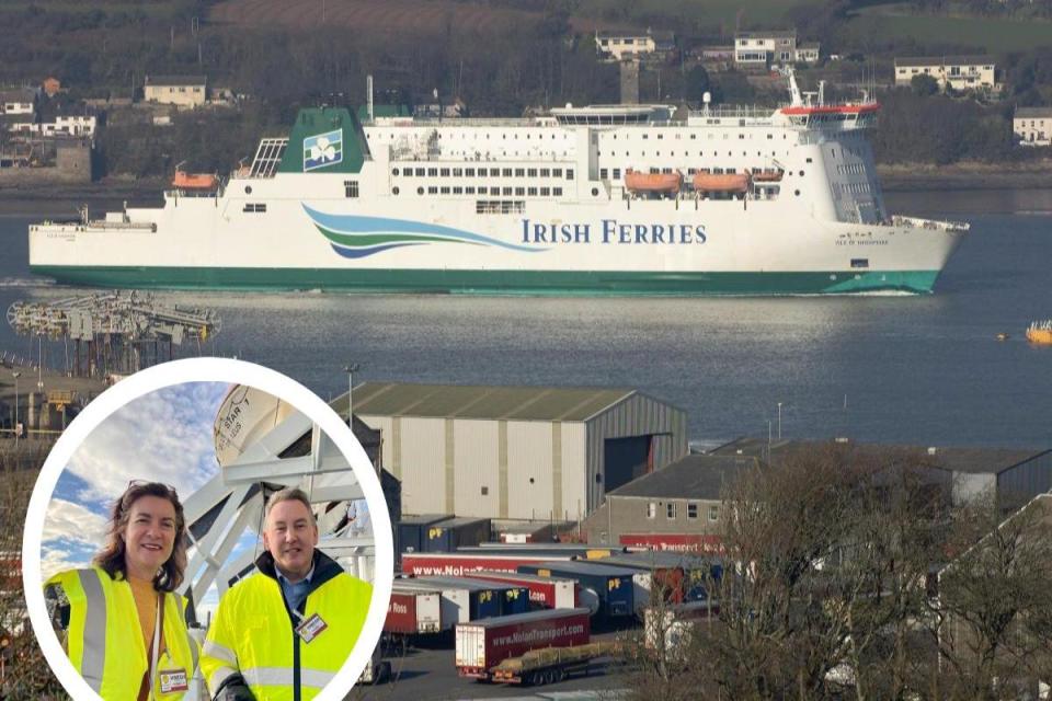 Fears are being raised that Pembroke Dock’s ferry service to Ireland may be under threat. <i>(Image: Unknown)</i>