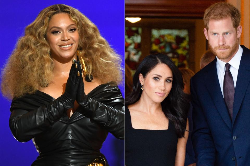 Beyonce; Meghan Markle and Prince Harry