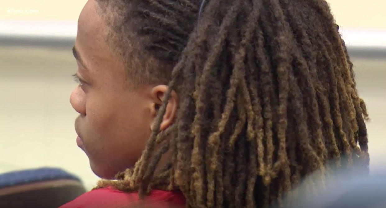 A Texas school district says student Deandre Arnold has to cut his dreadlocks if he wants to walk at graduation. (Screenshots: KHOU)