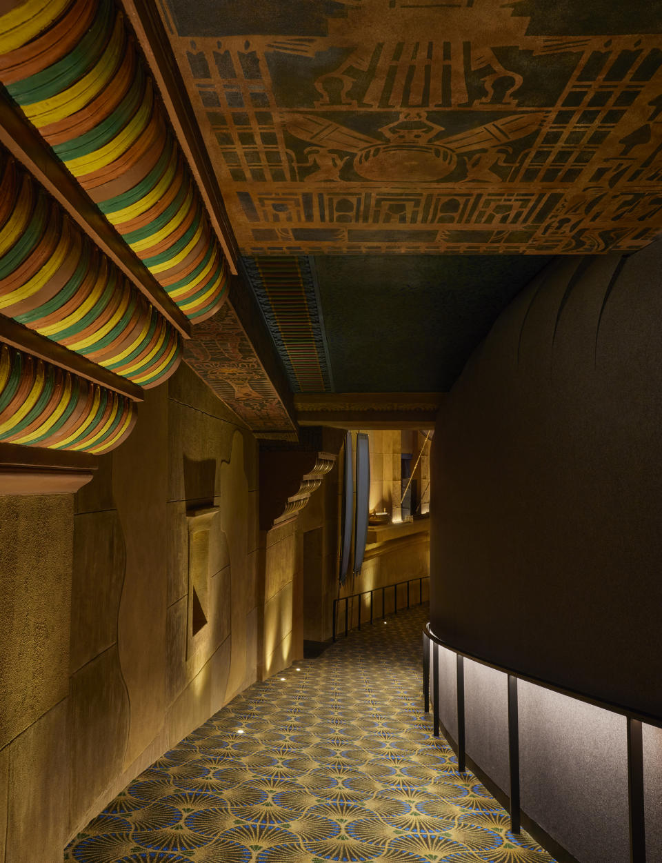 Ceiling and hallway detail