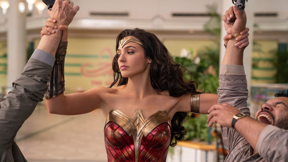 Gal Gadot returns in Wonder Woman 1984, premiering on HBO Max in December.