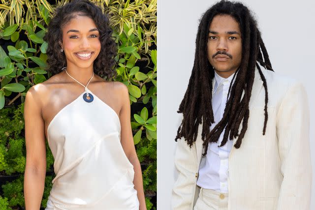 <p>Getty(2)</p> Lori Harvey and Luka Sabbat