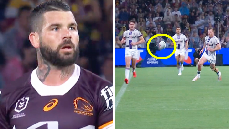 Adam Reynolds reacts and Cameron Munster runs.