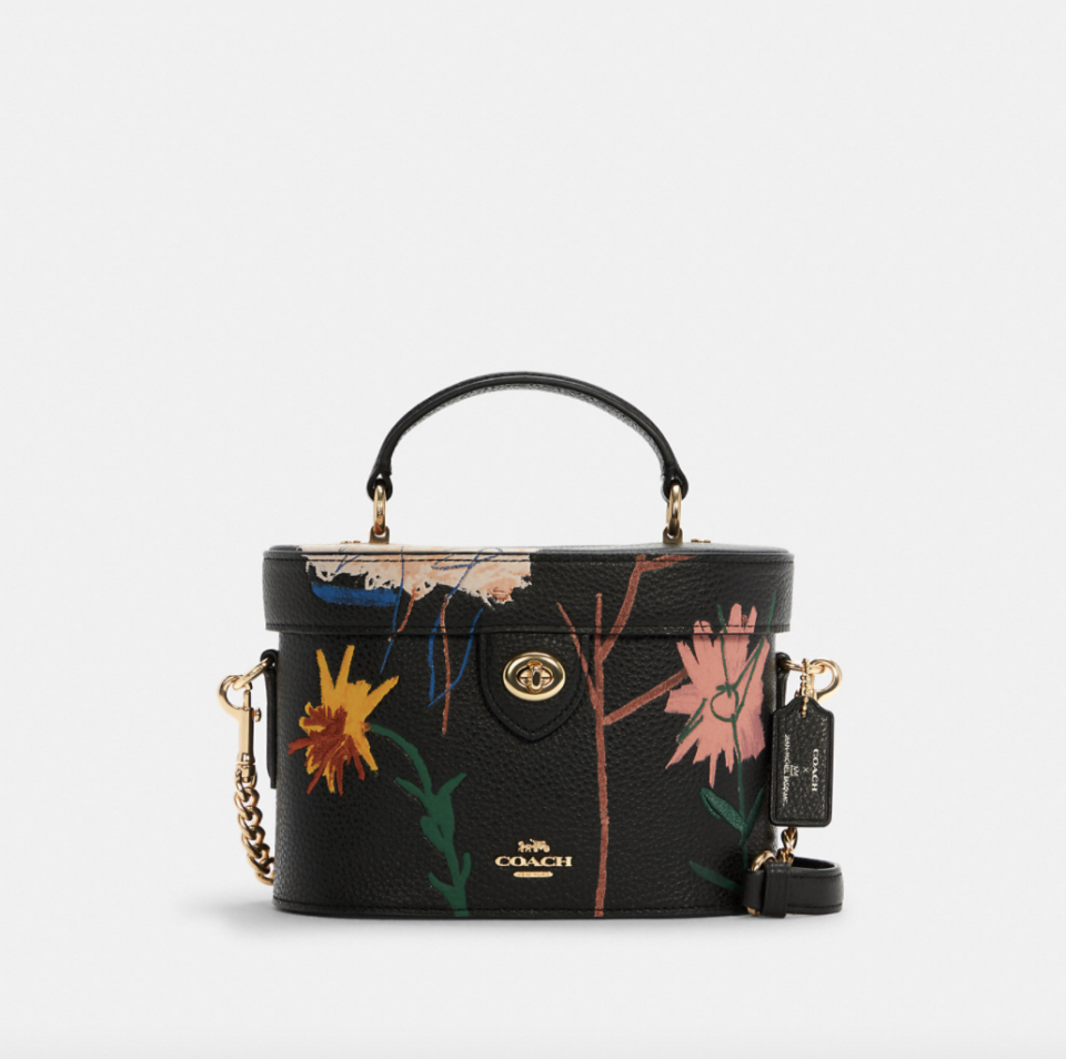 black top handle Coach x Jean Michel Basquiat Kay Crossbody bag