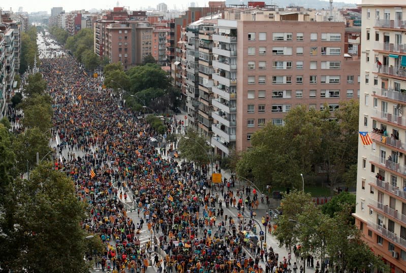 Catalonia's general strike