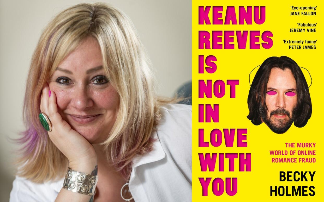 Becky Holmes, author of Keanu Reeves is Not in Love with You