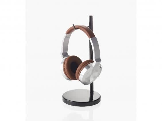 Keep your desk space free from cables and accessories with this headphone stand (John Lewis & Partners)