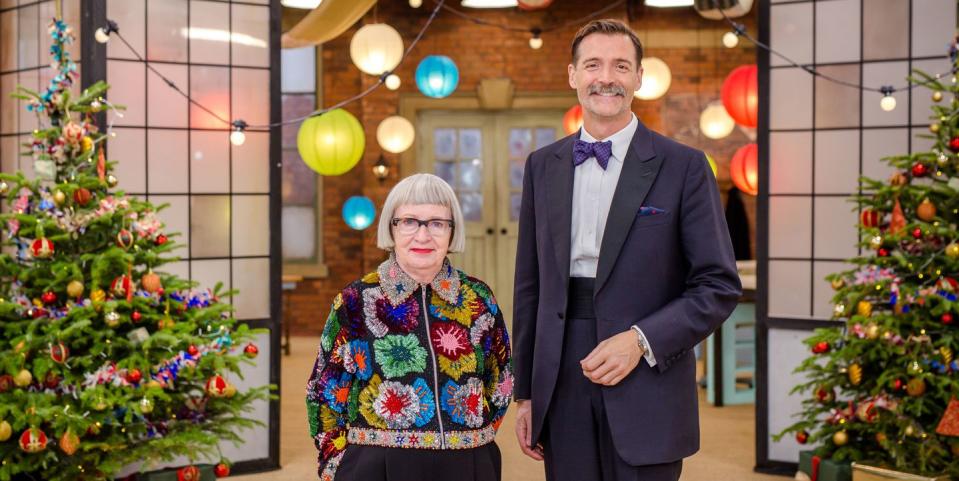 the great british sewing bee celebrity christmas special 2023