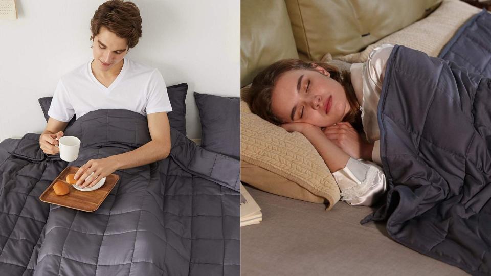 The ZonLi Weighted Blanket is on Sale as Amazon's Deal of the Day