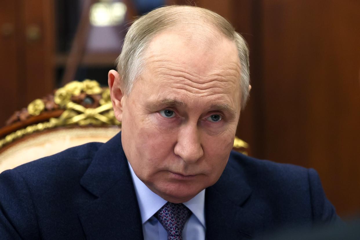 Vladimir Putin has been in power for longer than any other Kremlin leader since Stalin (AP)