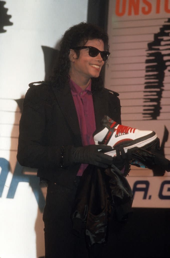 Michael Jackson, LA Gear, sneakers