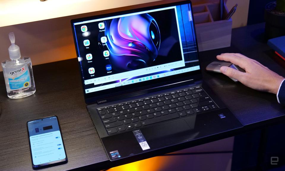 <p>The Moto Edge also supports the company's Ready For platform, which allows you to wireless pair your phone with a laptop so you can share files and access your phone on a larger display.</p>
