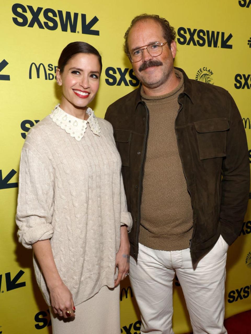 Mercedes and David at the Joy Ride premiere