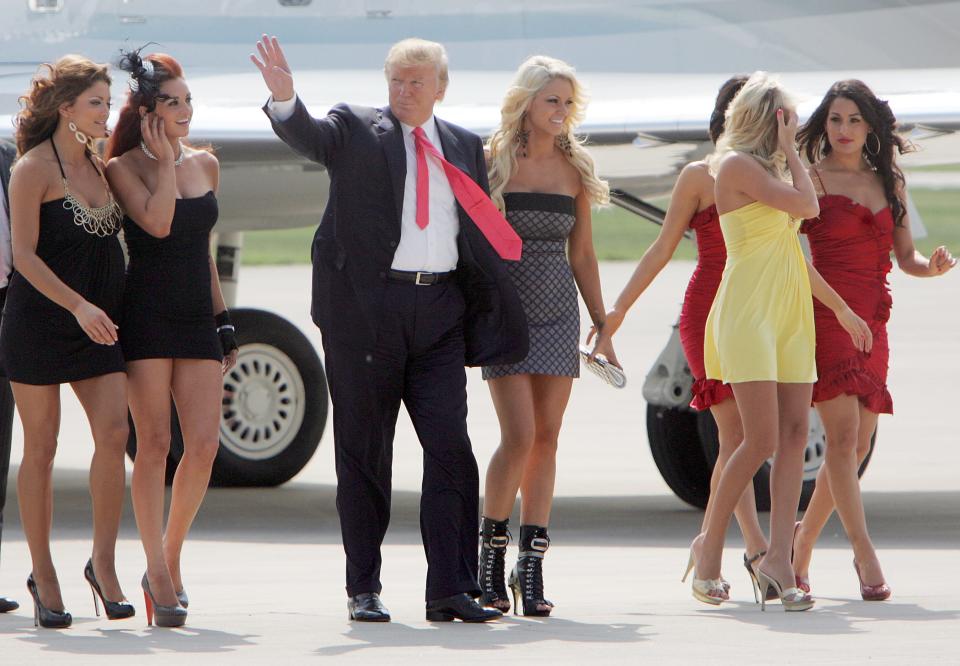 Donald Trump was the new owner of World Wrestling Entertainment's "Monday Night RAW" on June 22, 2009, when he and several WWE Divas appeared for a press conference at the Executive Air Terminal at Green Bay Austin Straubel International Airport in Ashwaubenon.