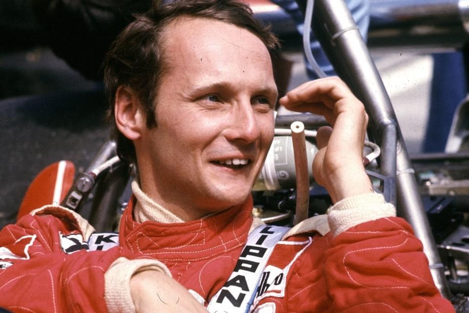 Niki Lauda at the Spanish Grand Prix in 1976 (Corbis via Getty Images)