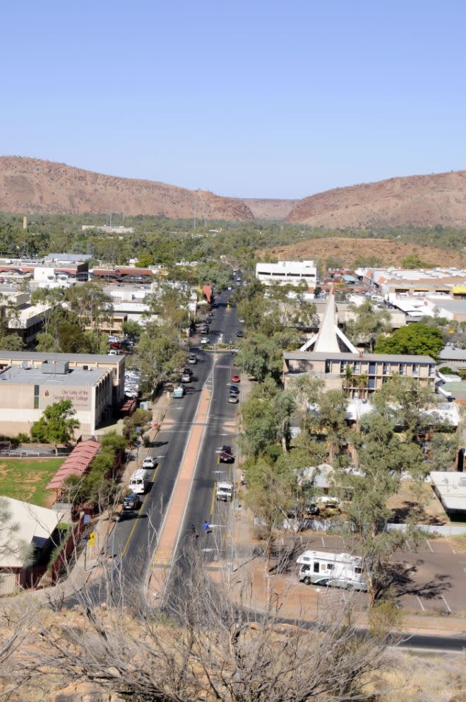 The baby died in Alice Springs in 2012 (Rex)