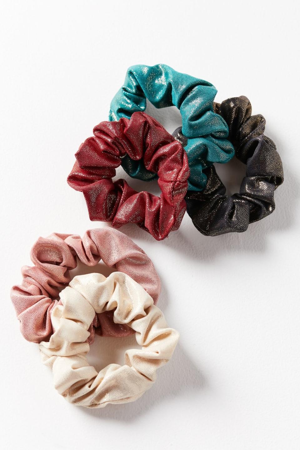 Urban Outfitters Days Of The Week Indigo Scrunchie Set, $10