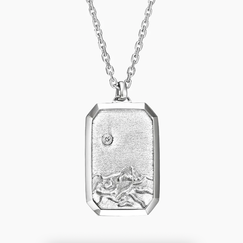 <p><a href="https://go.redirectingat.com?id=74968X1596630&url=https%3A%2F%2Fwww.brilliantearth.com%2FHomme-Summit-Diamond-Tag-Necklace-Silver-BE45503%2F&sref=https%3A%2F%2Fwww.esquire.com%2Fstyle%2Fmens-fashion%2Fa60387057%2Ftimothee-chalamet-necklaces%2F" rel="nofollow noopener" target="_blank" data-ylk="slk:Shop Now;elm:context_link;itc:0;sec:content-canvas" class="link ">Shop Now</a></p><p>Homme Summit Diamond Tag Necklace</p><p>brilliantearth.com</p><p>$95.00</p>