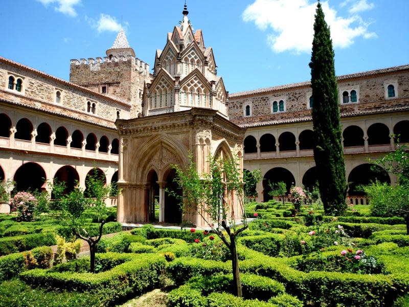 Im Klostergarten von Guadalupe pflanzten Mönche einst Gemüsesorten wie Tomaten, Kartoffeln oder Paprika an, als diese noch unbekannt waren. Foto: Turespaña