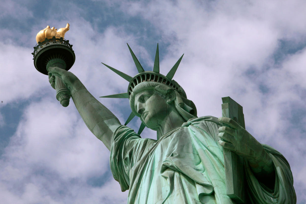 Die Freiheitsstatue in New York City. (Bild: AP Photo)