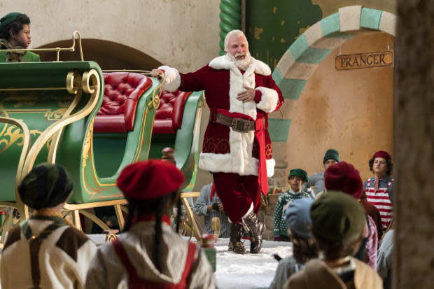 Tim Allen repriseds his role as Santa Claus for the Disney+ series "The Santa Clauses."<p>Disney/James Clark</p>