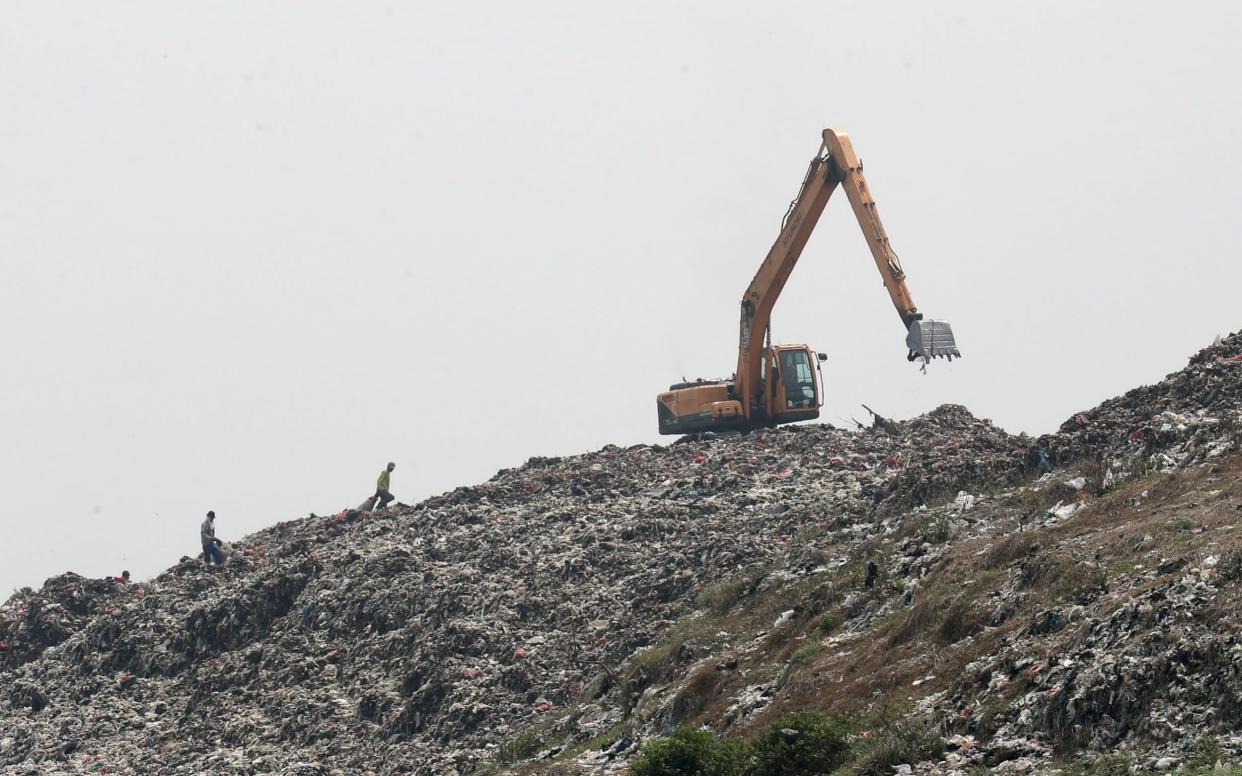 A landfill site in Depok, West Java, Indonesia - REX