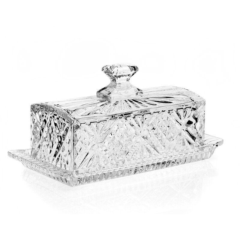 9) Godinger Silver Art Co. Dublin Butter Dish