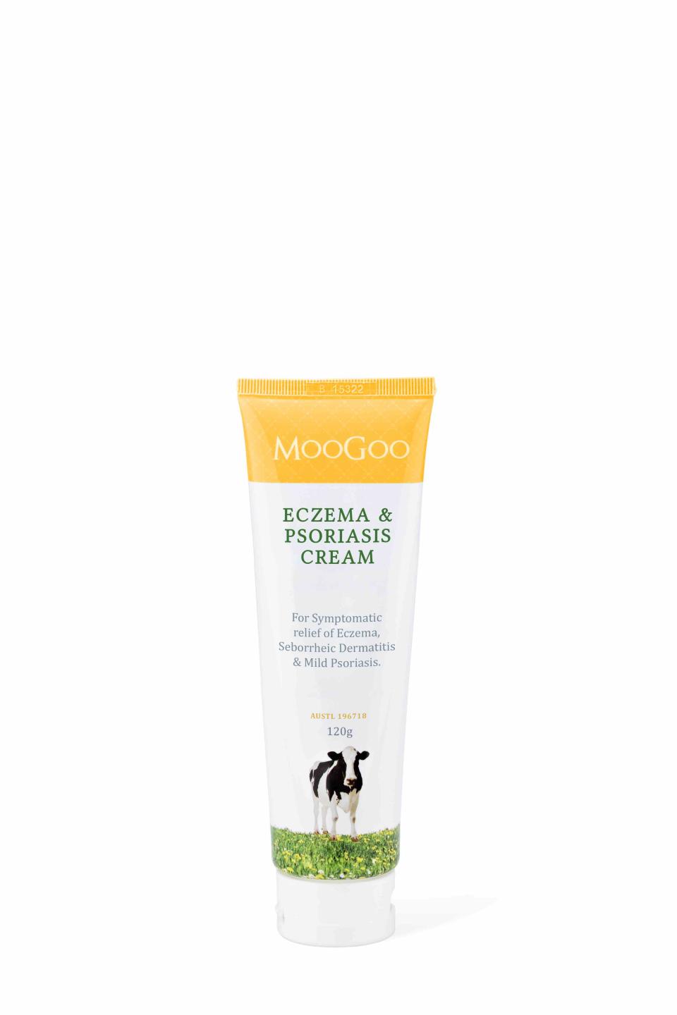 MooGoo Eczema & Psoriasis Cream. Photo: Supplied