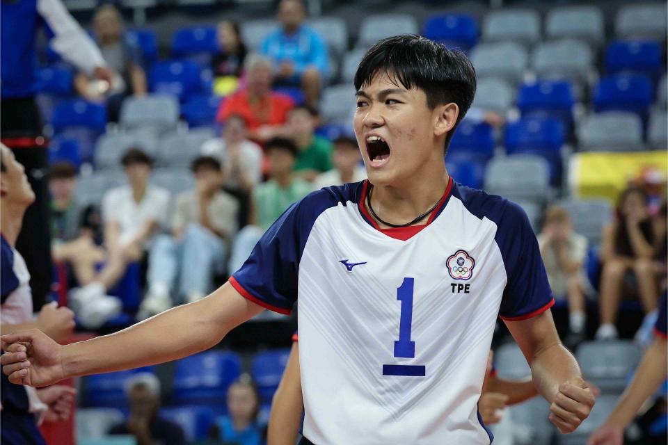 U17中華男排隊長蔡東橙。(圖片來源：FIVB)