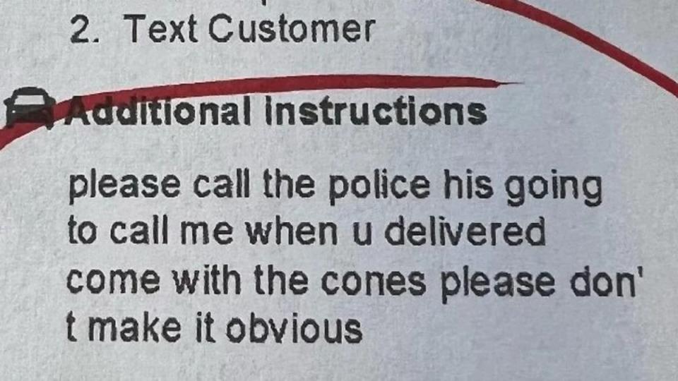 A woman being held hostage was saved after she sent an online food order asking for help (Facebook / The Chipper Truck Cafe)