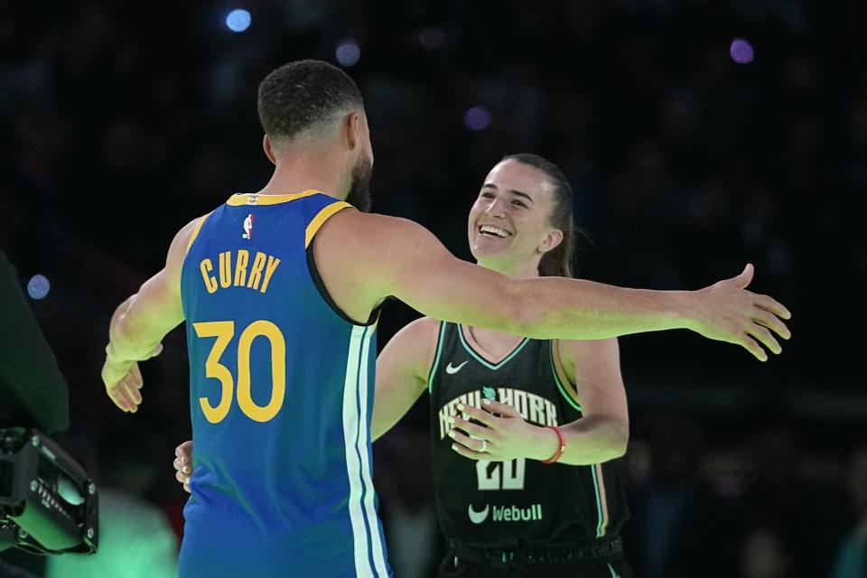 NBA AllStar Weekend Stephen Curry and Sabrina Ionescu put on a show