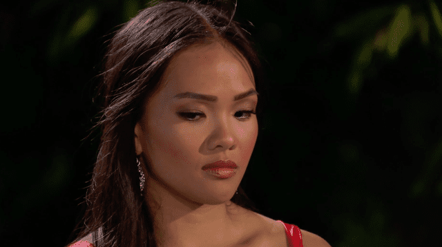 <p>ABC</p> Jenn has an "FML" moment on 'The Bachelorette'