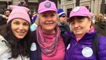 The 'pussyhats' grab back: Massive Women's March on Washington overwhelms streets