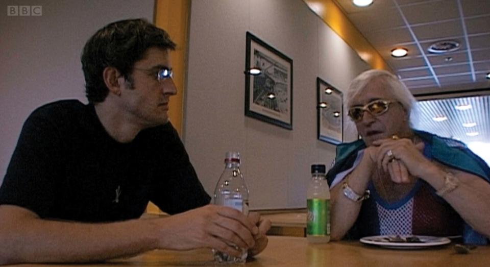 Over the years, Louis Theroux has spoken about a sense of guilt for not exposing Jimmy Savile for his sexual predatory behaviour during their interview. (BBC)